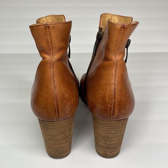 Paul Green camel brown double zip booties size US 9 - Picture 3 of 11